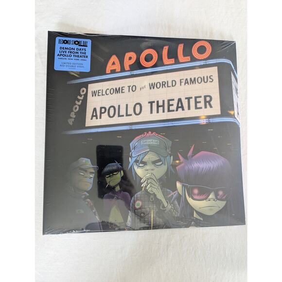 Gorillaz RSD Vinyl Demon Days Live from the Apollo Theater Limited To 6500